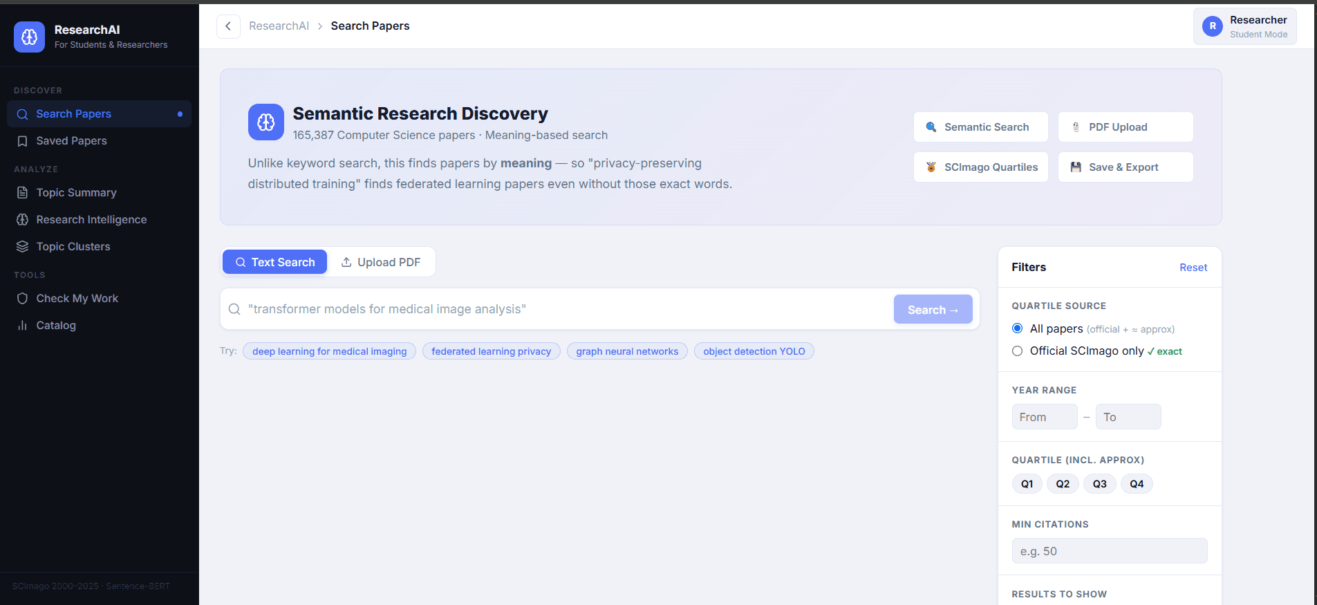 AI Research Paper Discovery System